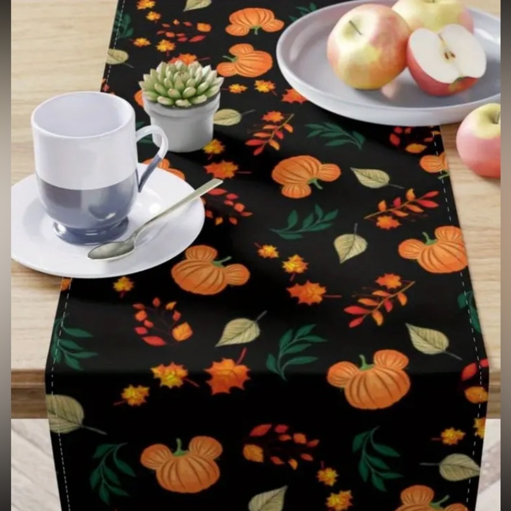 Mickey Mouse holiday pumpkin 🎃 Table Runner 13x72 inches